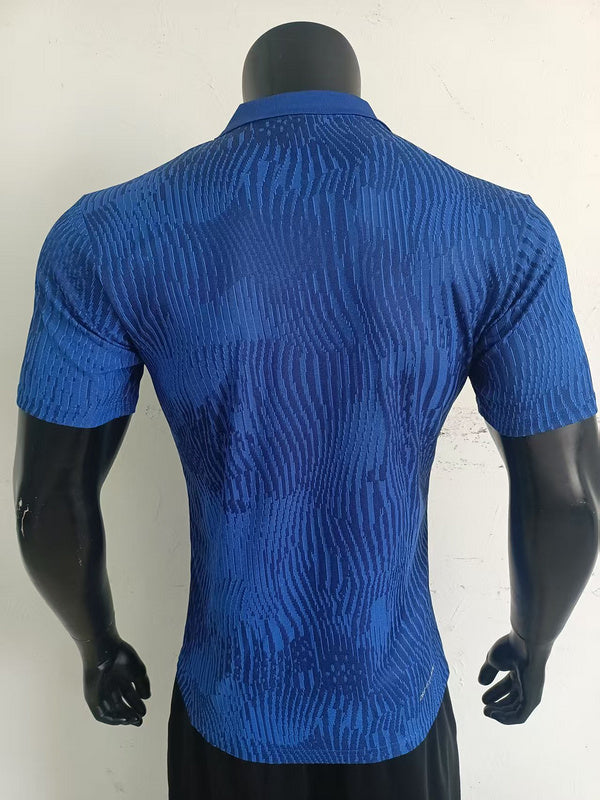 MAILLOT ATLETICO MADRID BLEU FONCÉ VERSION POLO 2025/2026