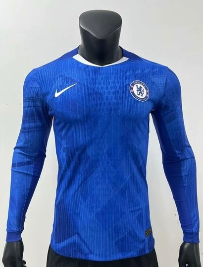MAILLOT CHELSEA DOMICILE 2025/2026 VERSION MANCHES LONGUES