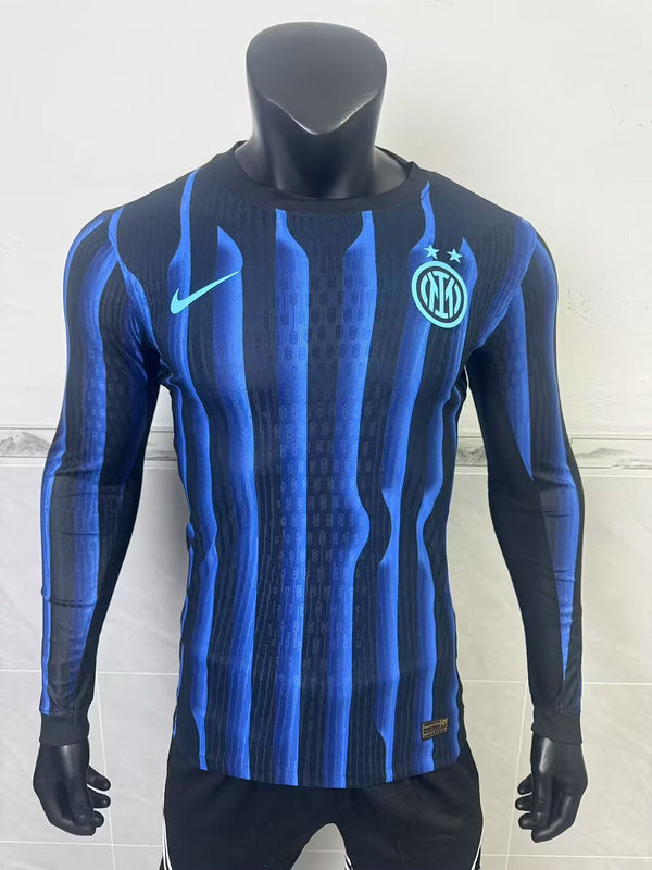 MAILLOT INTER MILAN DOMICILE 2025/2026 VERSION MANCHES LONGUES