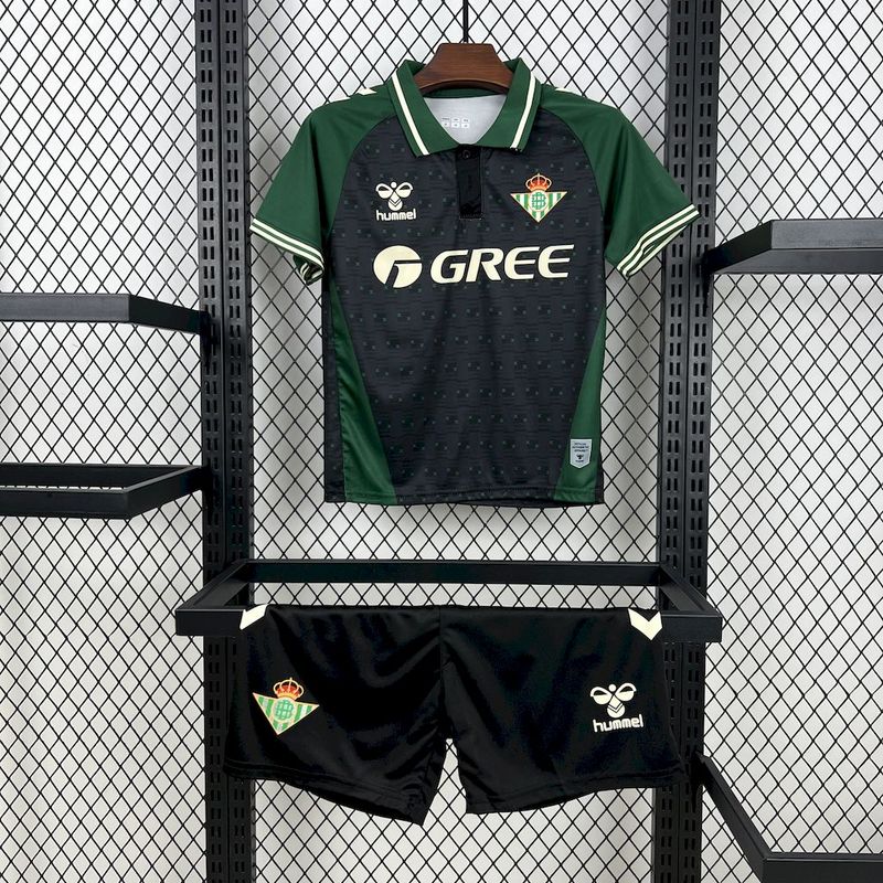 MAILLOT ENFANT REAL BETIS ÉDITION SPÉCIALE NOIR 2025/2026