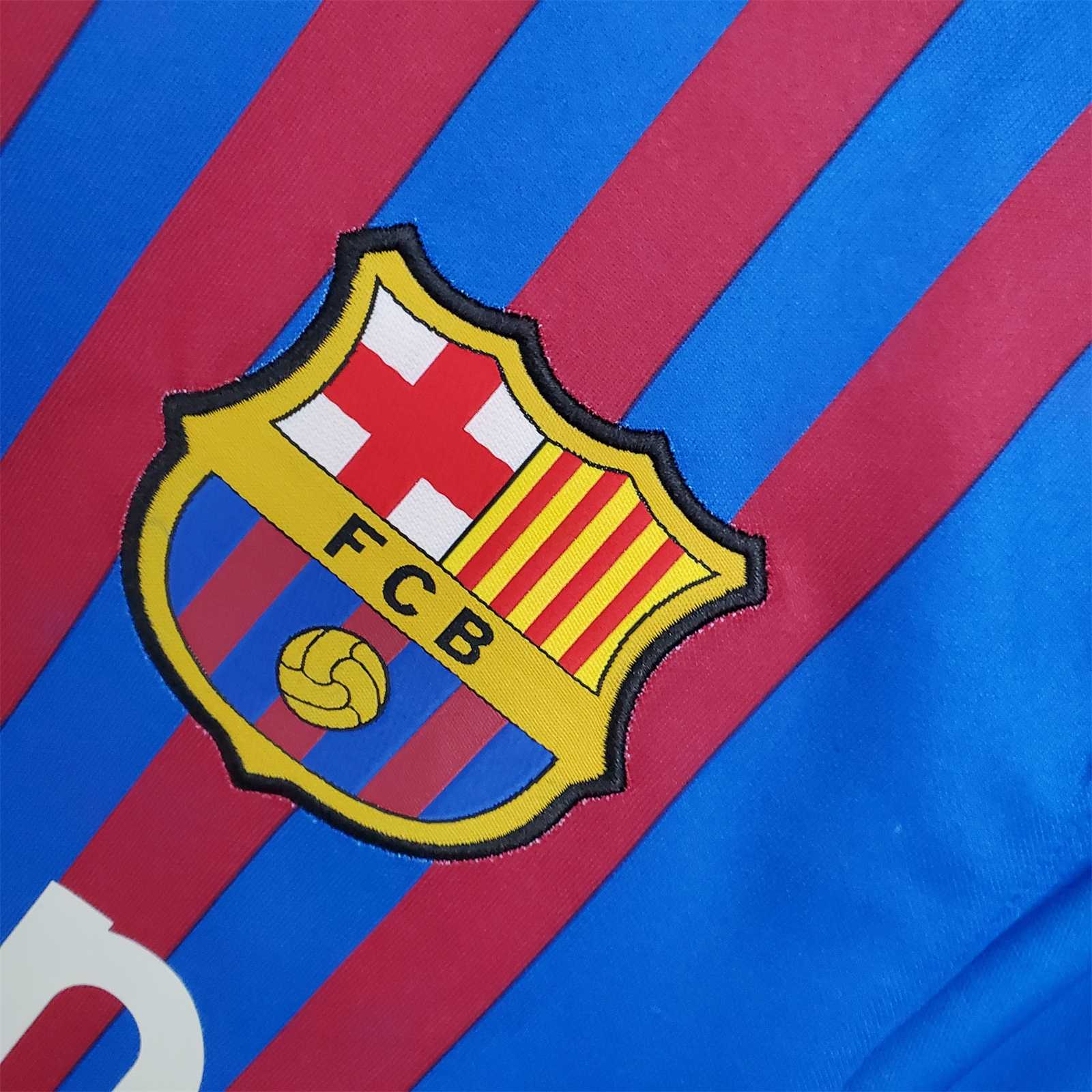 MAILLOT BARCELONE DOMICILE 2021/2022 VERSION MANCHES LONGUES