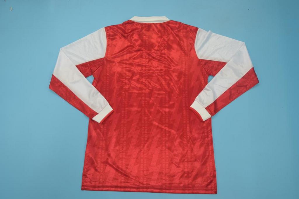 MAILLOT RETRO ARSENAL DOMICILE 1994 VERSION MANCHES LONGUES