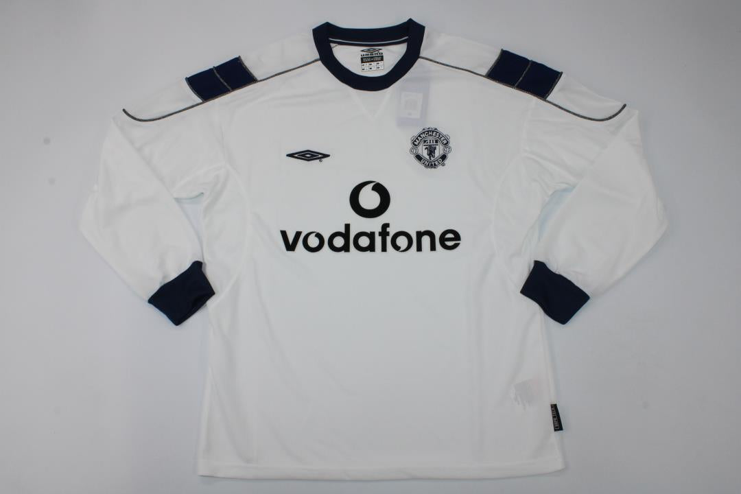 MAILLOT MANCHESTER UNITED EXTÉRIEUR 1999/2000 VERSION MANCHES LONGUES