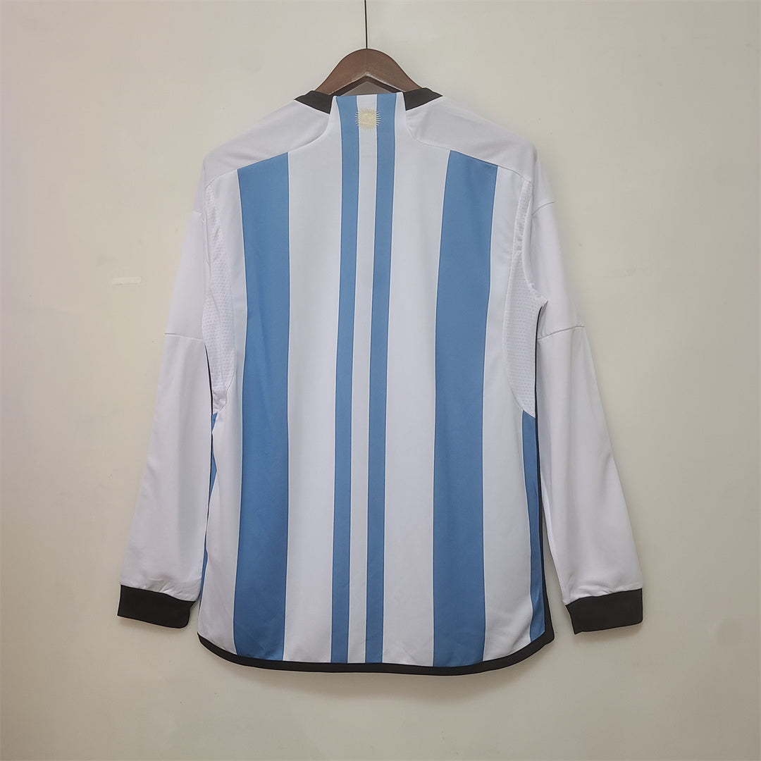 MAILLOT ARGENTINE DOMICILE 2022 VERSION MANCHES LONGUES