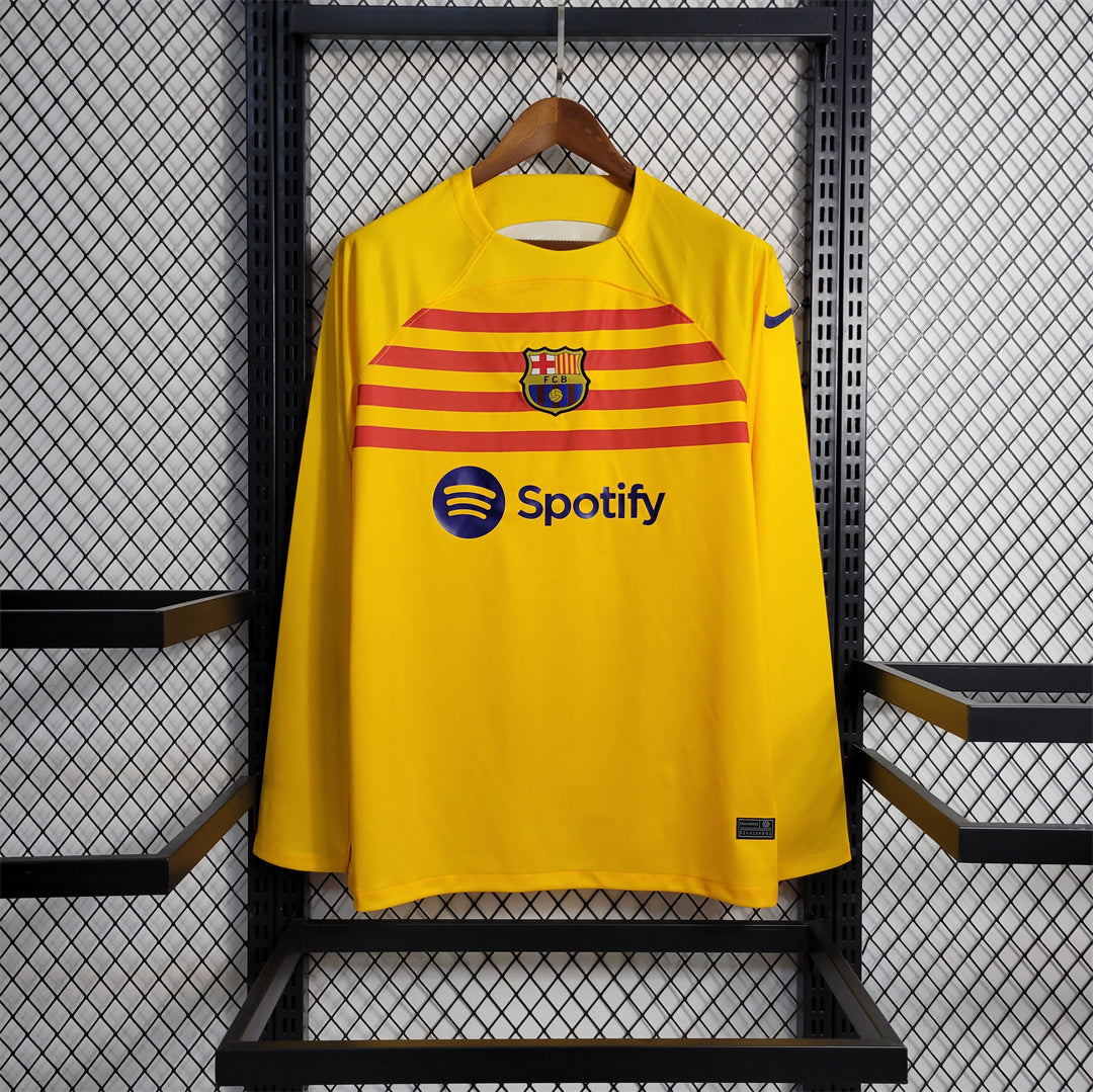 MAILLOT BARCELONE 2022/2023 VERSION MANCHES LONGUES