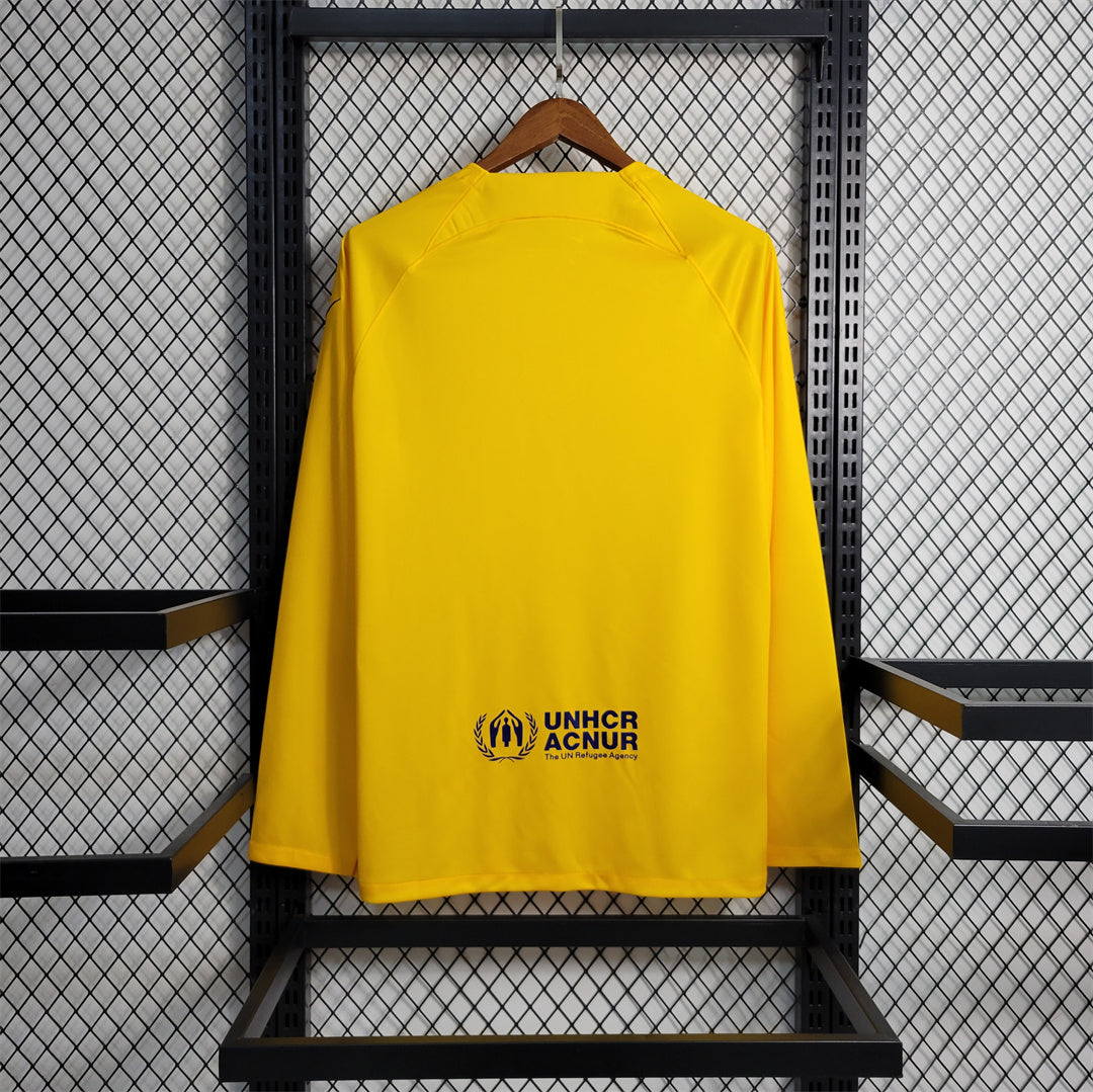 MAILLOT BARCELONE 2022/2023 VERSION MANCHES LONGUES