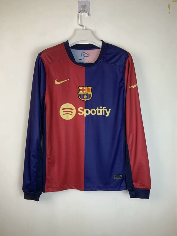 MAILLOT BARCELONE DOMICILE 2024/2025 VERSION MANCHES LONGUES