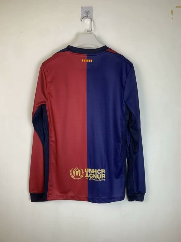 MAILLOT BARCELONE DOMICILE 2024/2025 VERSION MANCHES LONGUES