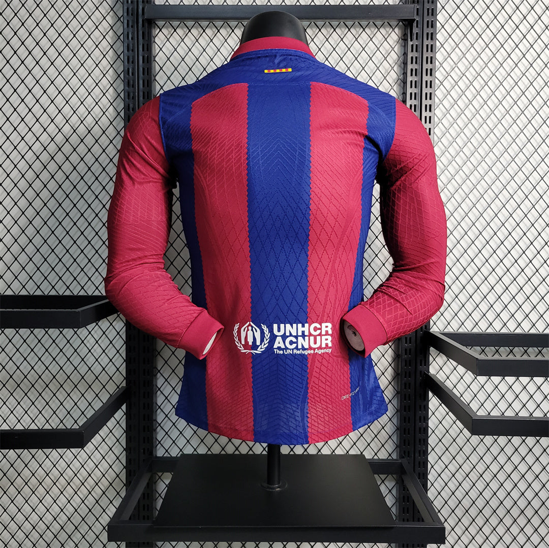 MAILLOT BARCELONE DOMICILE 2023/2024 VERSION MANCHES LONGUES