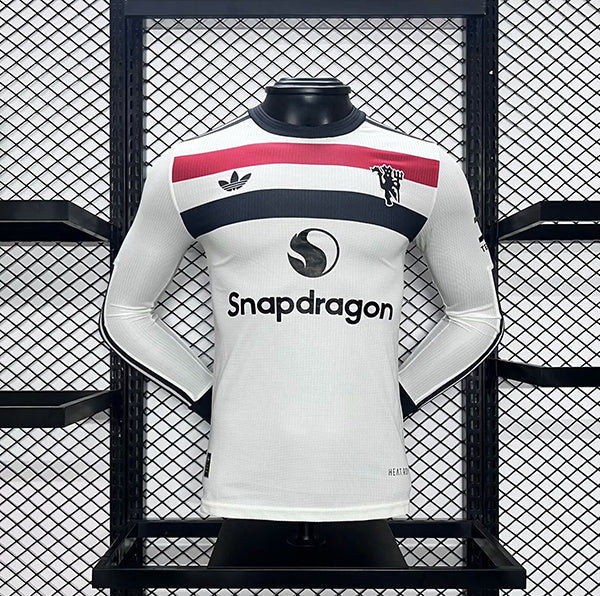 MAILLOT MANCHESTER UNITED EXTÉRIEUR 2024/2025 VERSION MANCHES LONGUES