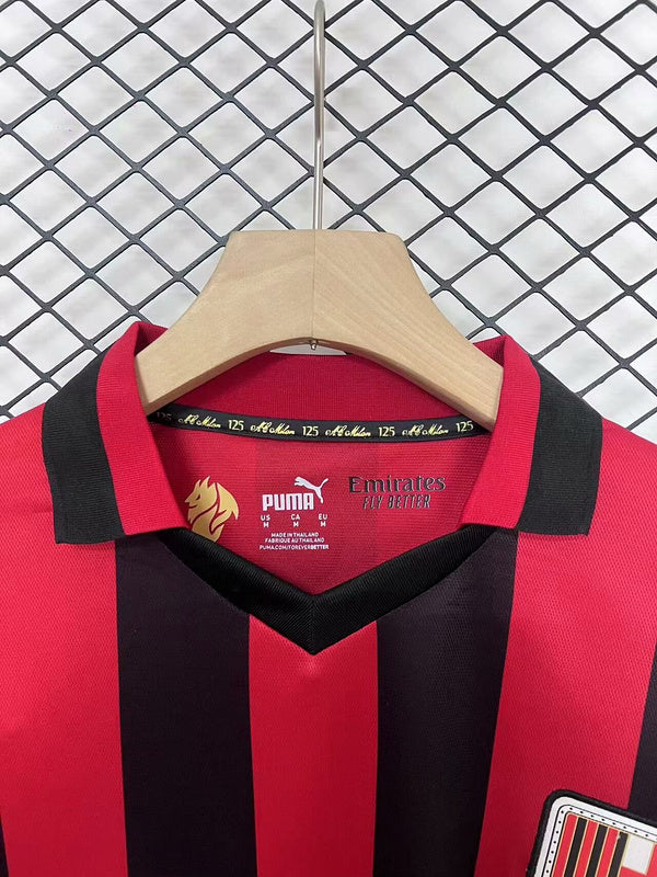 MAILLOT AC MILAN 2024/2025 VERSION MANCHES LONGUES