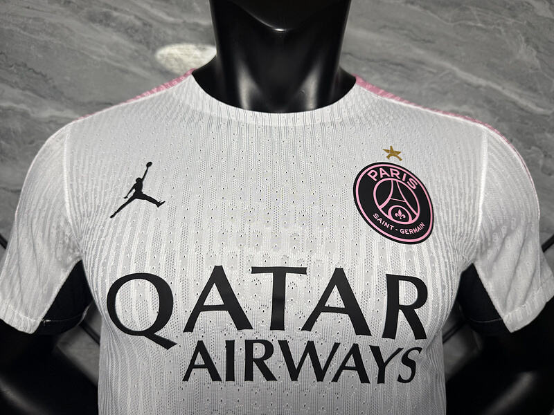 MAILLOT PARIS SG ÉDITION BLANC/ROSE 2025/2026