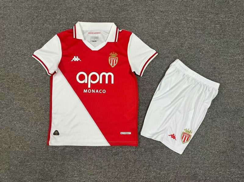 MAILLOT ENFANT MONACO DOMICILE 2024/2025