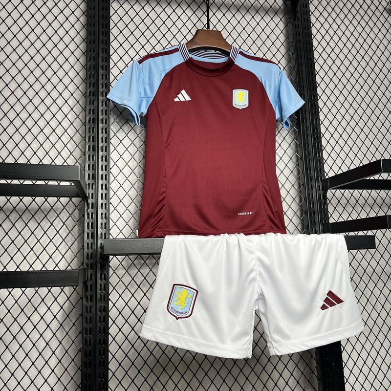 MAILLOT ENFANT ASTON VILLA DOMICILE 2024/2025