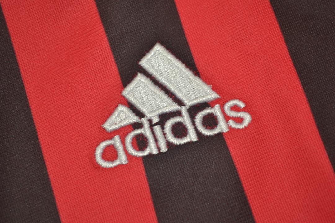 MAILLOT RETRO AC MILAN DOMICILE 2007/2008  VERSION MANCHES LONGUES