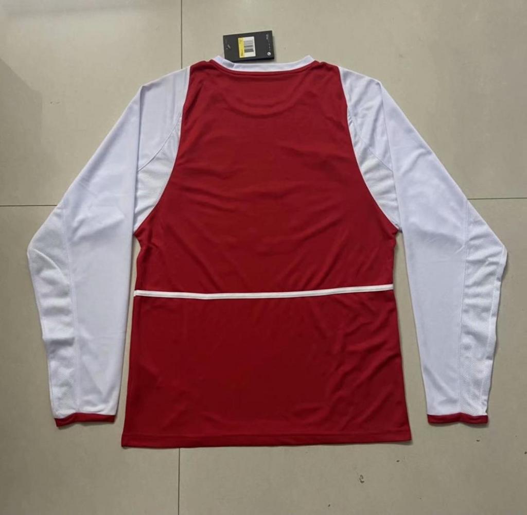 MAILLOT ARSENAL DOMICILE 2002/2004 VERSION MANCHES LONGUES