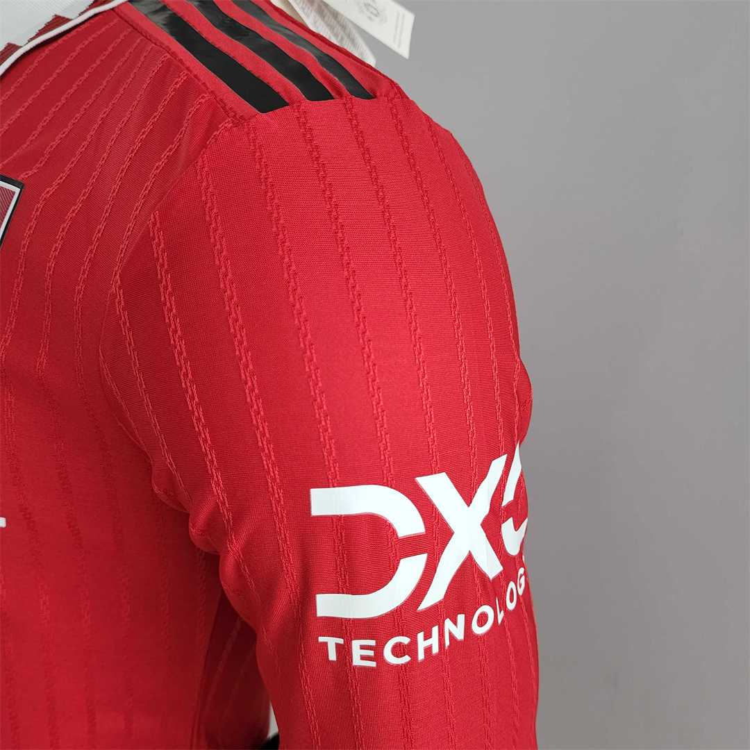 MAILLOT MANCHESTER UNITED DOMICILE 2022/20223 VERSION MANCHES LONGUES