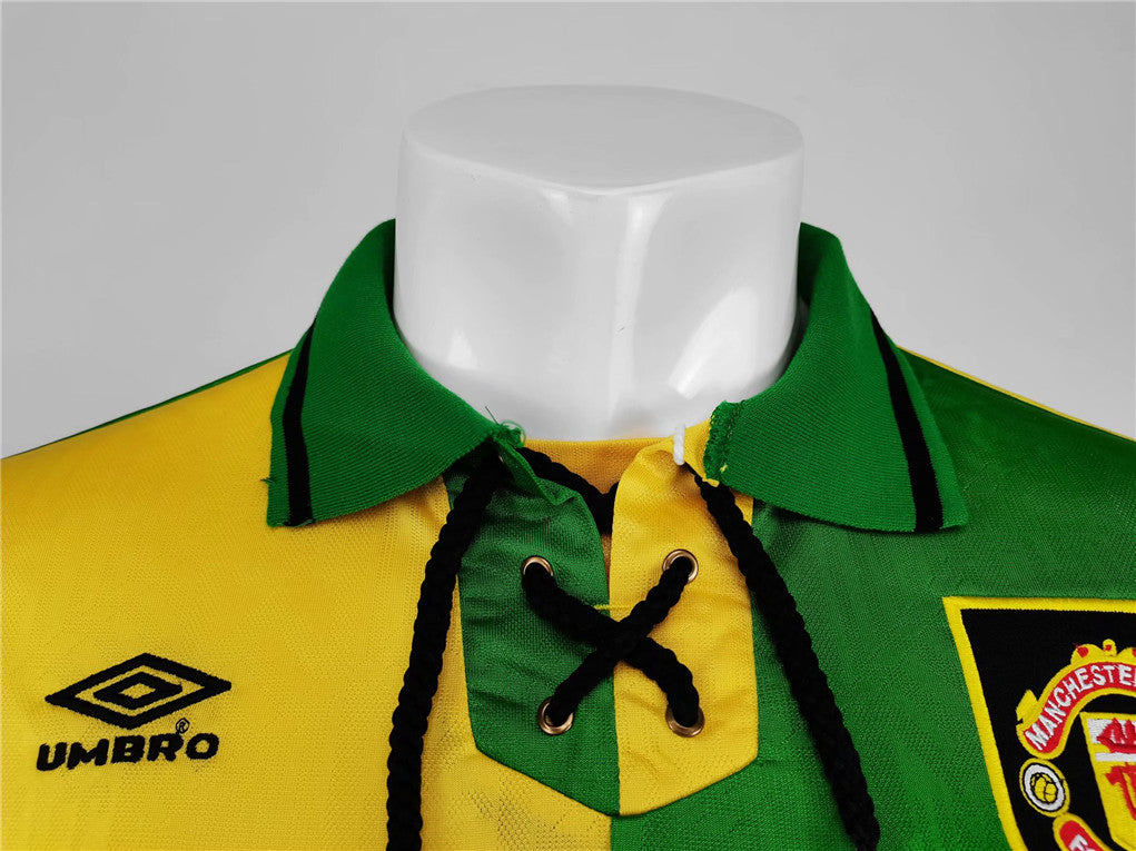 MAILLOT MANCHESTER UNITED EXTÉRIEUR 1992/1994 VERSION MANCHES LONGUES