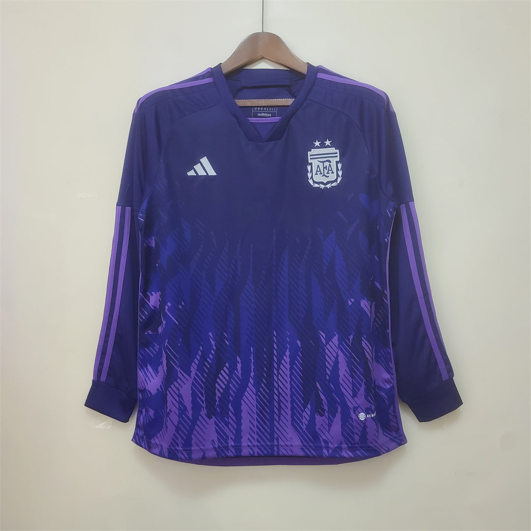 MAILLOT ARGENTINE EXTÉRIEUR 2022 VERSION MANCHES LONGUES