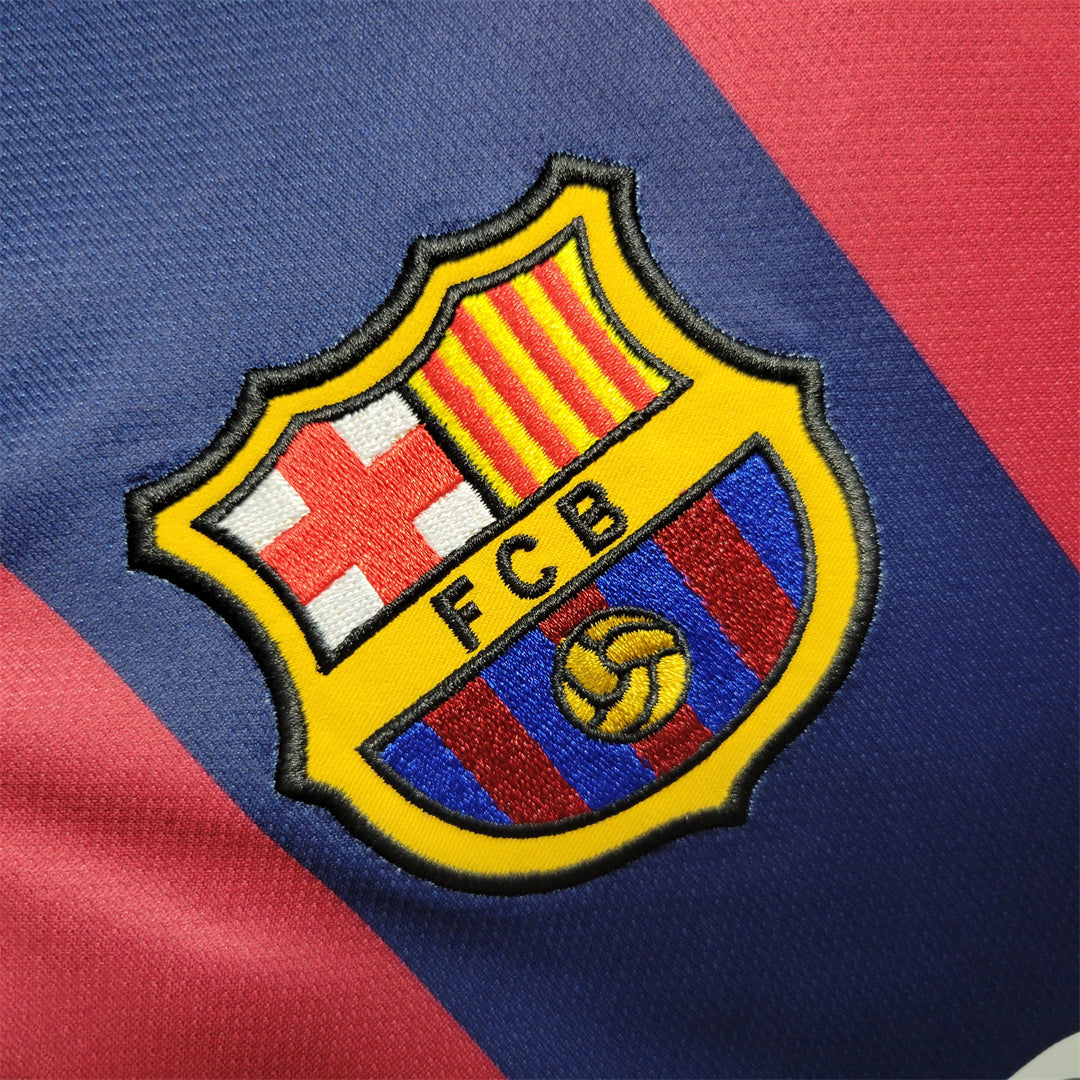 MAILLOT BARCELONE DOMICILE 2014/2015 VERSION MANCHES LONGUES