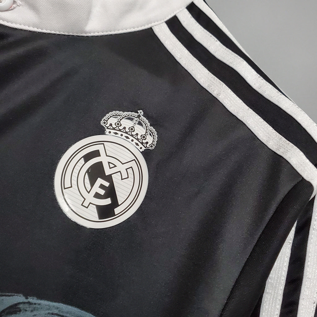 MAILLOT REAL MADRID EXTÉRIEUR 2014/2015 VERSION MANCHES LONGUES
