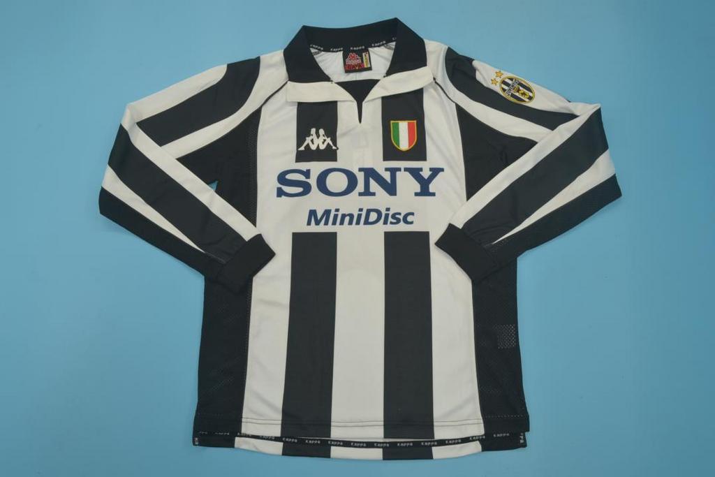 MAILLOT RETRO JUVENTUS DOMICILE 1997/1998 VERSION MANCHES LONGUES