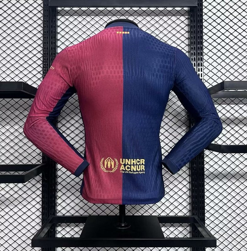 MAILLOT BARCELONE DOMICILE 2024/2025 VERSION MANCHES LONGUES