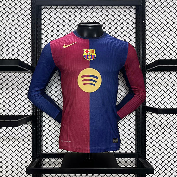 MAILLOT BARCELONE DOMICILE 2024/2025 VERSION MANCHES LONGUES