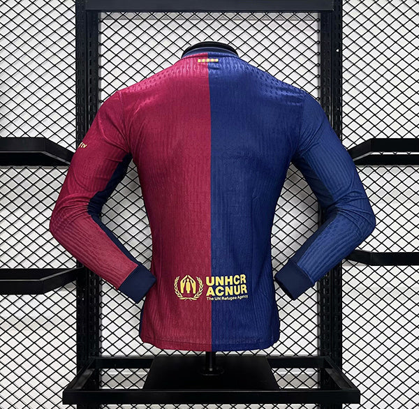 MAILLOT BARCELONE DOMICILE 2024/2025 VERSION MANCHES LONGUES