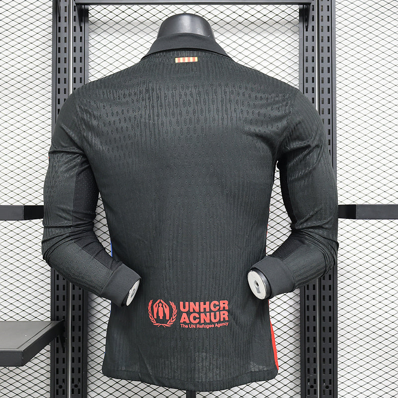 MAILLOT BARCELONE EXTÉRIEUR 2024/2025 VERSION MANCHES LONGUES