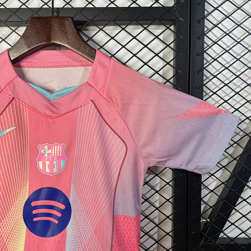 MAILLOT ENFANT FC BARCELONE ÉDITION SPÉCIALE ROSE
