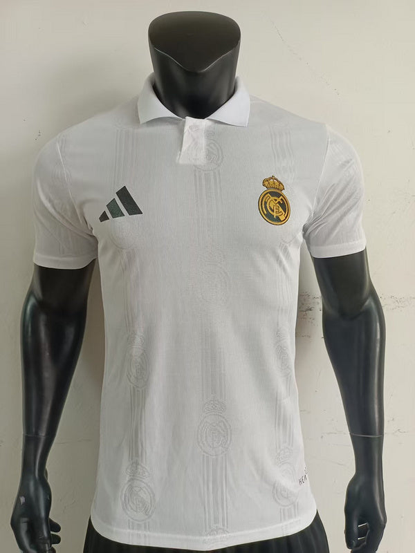MAILLOT RÉAL MADRID ÉDITION BLANC 2025/2026 VERSION POLO